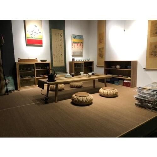 Japanese style Bamboo Tatami Mat Oriental Design Asia style Zen Floor Yoga Mattress Rug For Sleeping Bedroom Fiber Carpet