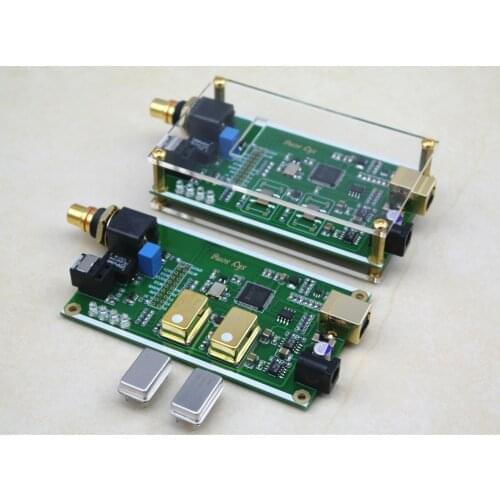 XU208 asynchronous USB coaxial optical fiber output digital interface DSD256 dop64