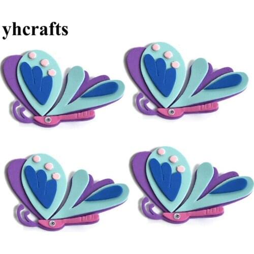 1bag/LOT Butterfly Lobster ladybug Bird Crab Fish Mermaid Snail EVA foam shape without stickers Easter crafts Kids room decal