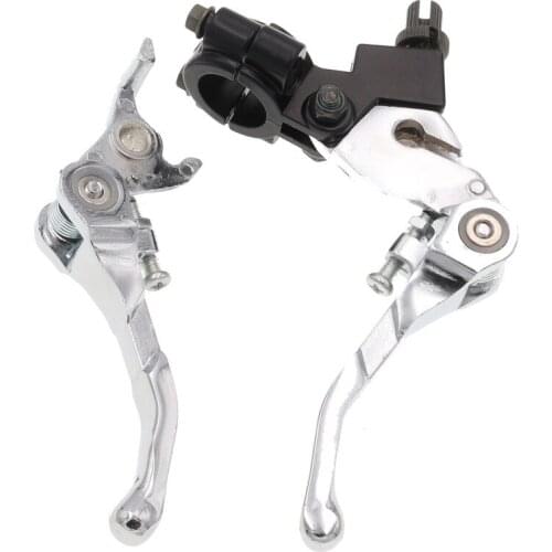 1 Pair Motorcycle Left Right Brake-Clutch-Lever Brake-Lever Clutch for Dirt-Pit Motorcycle Moped Scooter BBR KLX CRF universal