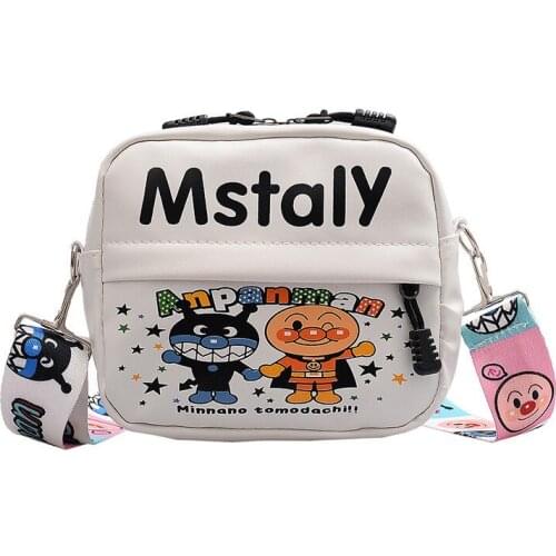 10 pcs/lot cartoon cute Anpanman graffiti bag girl small square bag student shoulder bag diagonal bag lady wallet and hand bag