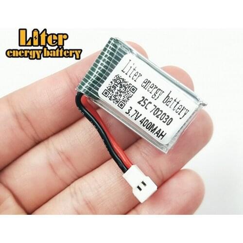 3.7V 400mAh lithium polymer battery Hendy 1306 You Di U816 U830 Di Feida F180 aircraft Li-polymer Lipo Battery 702030 25C
