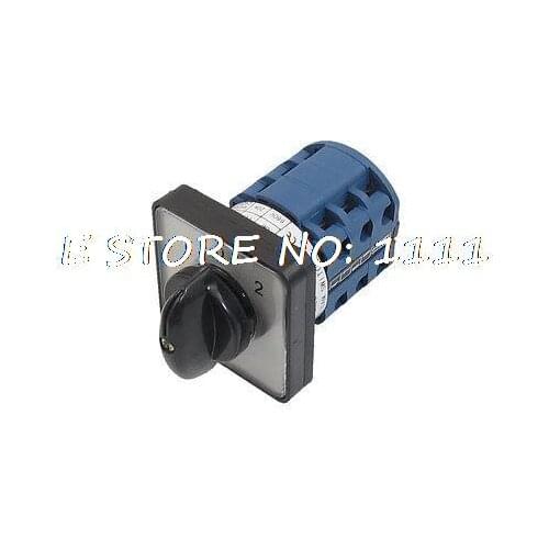 AC 660V 20A 12 Terminals 3 Positions Rotary Selector Cam Changeover Switch