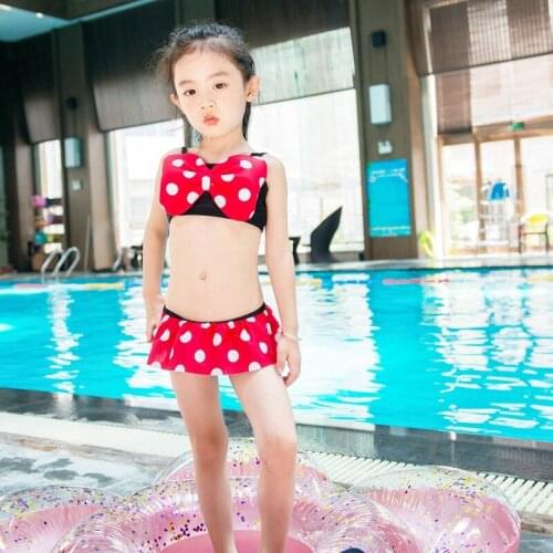 Kids Swimwear For Girl Party Swimming Swimable Bebes Girl Water Play Swimable Bikini Baby Wetsuit Sunscreen Kids Girl Bikini