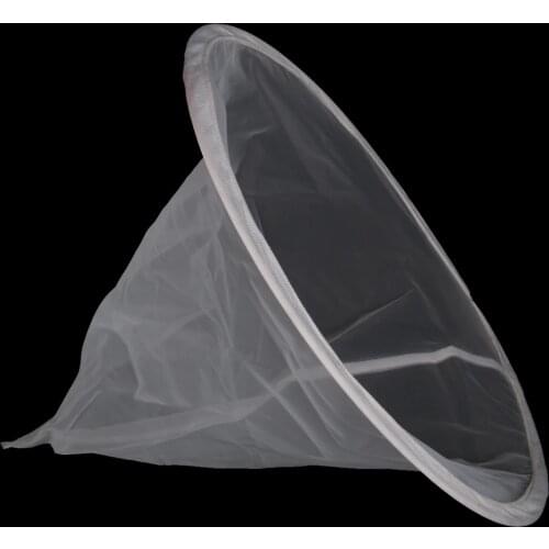 Fiber Beekeeping Honey Strainer Filter Screen Apiary Equip With Metal Circle