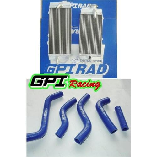 GPI Aluminum Radiator + hose for SUZUKI RMZ250 RMZ 250 2007 2008 2009 07 08 09