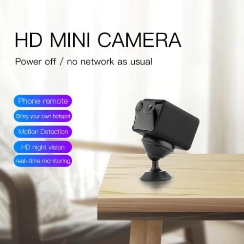 PIR Human Body Induction Mini Camera Wifi Mobile Phone Remote Wake-up Monitoring Video Surveillance IP Camera Ultra-long Standby