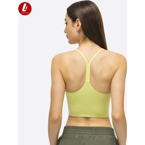 CLASSIC Racerback Plain Yoga Gym Exercise Sports Bras Top Women Longline Padded Workout Fitness Running Bras Crop Tops