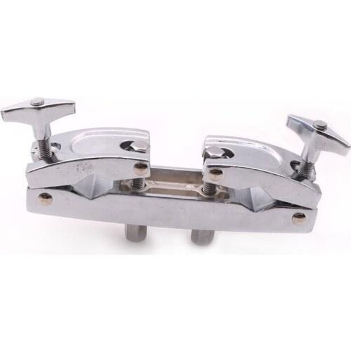 Metal Cowbell Connecting Clamp Holder Bracket Percussion Drum Accessory Clip Rod for Cowbell Supplies Professional Parts Replace