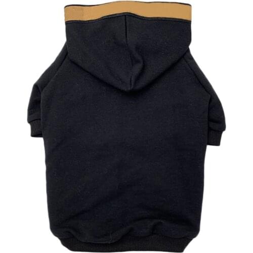 Fashion Pug Costume Schnauzer Hoodies White and Black Apparel XS-FB PC1427