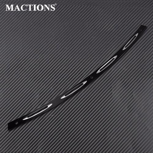 Motorcycle Windshield Trim Black Aluminum CNC For Harley Electra Street Glide Touring FLHT FLHX FLHTC 1996-2012 2013