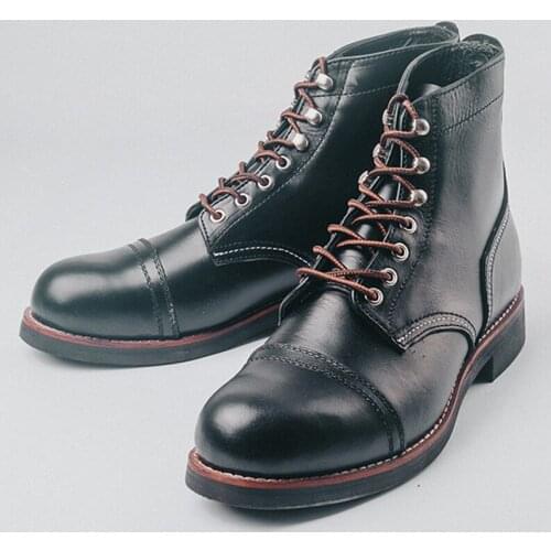 Motorcycle Boots Microfiber Leather Waterproof Moto Boots Motorbike Riding Shoes Motocross Off-Road Racing Boots