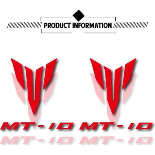 Motorcycle fuel tank sticker wheel helmet luggage notebook car waterproof reflective sticker for yamaha mt10 mt-10 mt 10 MT-10