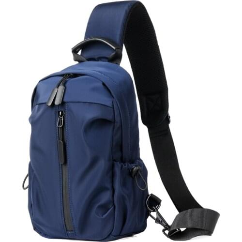 2021 New Multifunction Crossbody Bag for Mens Shoulder Messenger Bags Male Waterproof Short Trip Chest Bag Pack Purses Handbags