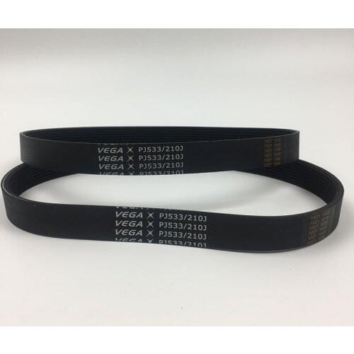 New Arrival! 2PCS VEGA V-Belt 210J PJ533 8 ribs pulley belt motor belt