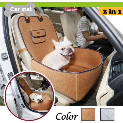 Portable Waterproof Travel 2 in 1 Carrier For Dogs Folding Thick Pet Cat Dog Car Booster Seat Cover Outdoor Pet Bag Hammock