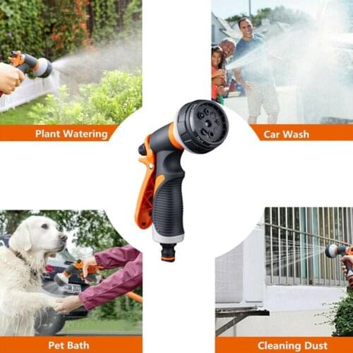 Garden Watering Gun Flowers Sprinkler High-pressure Car Washing Spray Lawn Hose Multifunction Gardening Irrigation Tools