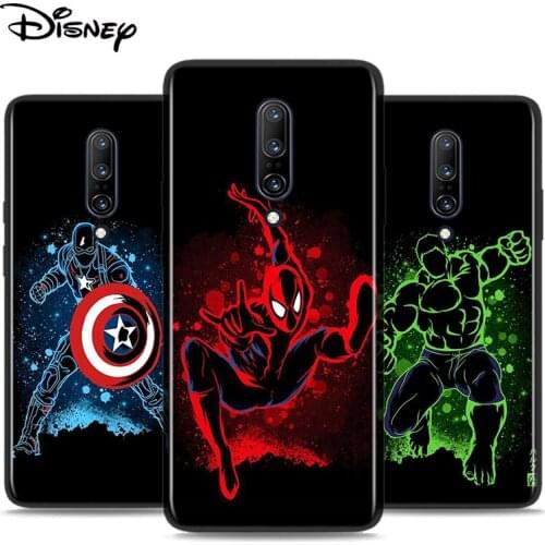 Silicone Cover Marvel Art Superhero For OnePlus Nord N10 N100 8T 7T 6T 5T 8 7 6 Pro Plus 5G Phone Case Shell