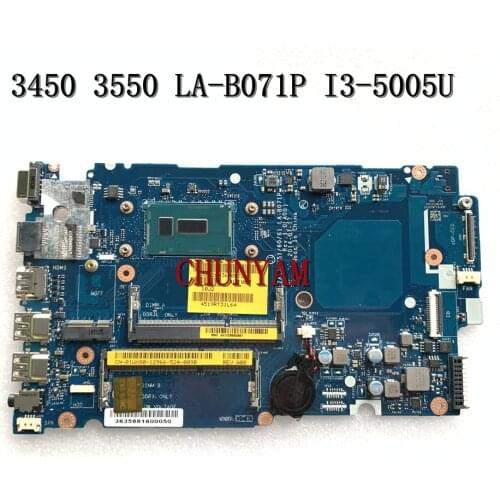 Brand NEW I3-500UFOR DELL Dell Latitude 3450 3550 Laptop Motherboard LA-B071P CN-01WX80 1WX80 Mainboard 100% Tested