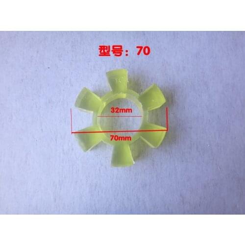 T type plum blossom cushion water pump pair of wheel mats coupling Six angle elastic pad cushion NO.C0824