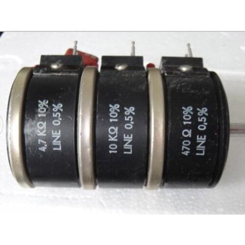 [YK] The imported French MCB ROTAPOT50B three 4.7k 10K 470R 470 ohm line 0.5 shaft 16mm conductive plastic potentiometer switch