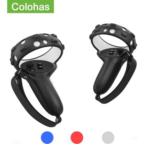 Protection Cover For Oculus Quest 2 Accessories VR Controller Oculus Quest 2 Handle Grip Cover Silicone Protective Sleeve
