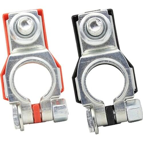 1 Pair 12V 24V Automotive Car Top Post Battery Terminals Wire Cable Clamp Terminal Connectors Car Accessories