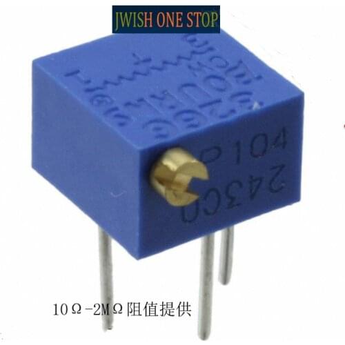 3266P Multi-Turn Trimmer Potentiometer Adjustable Resistance Potentiometer