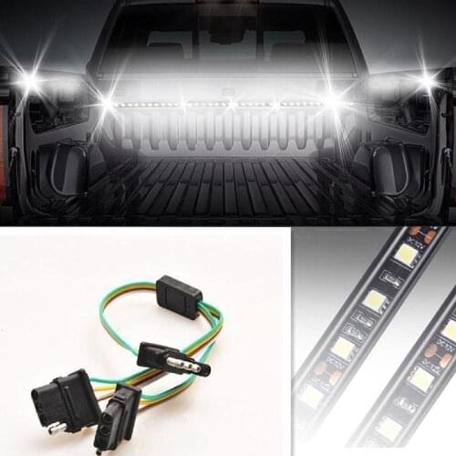 4 Pin Universal Flat Y Splitter Vehicle Amp Trailer Wiring Connector For Tailgate Light Bar For Honda Toyota Dodge Ford