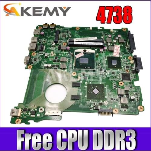 Akemy DA0ZQ9MB6C0 motherboard Free CPU for ACER 4738 4738Z 4738ZG 4738G notebook motherboard PGA989 DDR3 100% test work