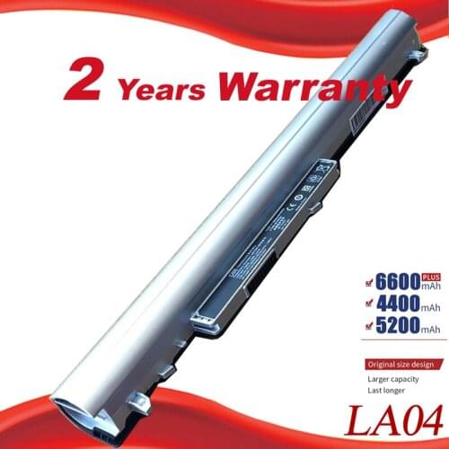 2600mah Battery For HP Pavilion TouchSmart 14 15 Notebook PC series F3B96AA 728460-001 LA04