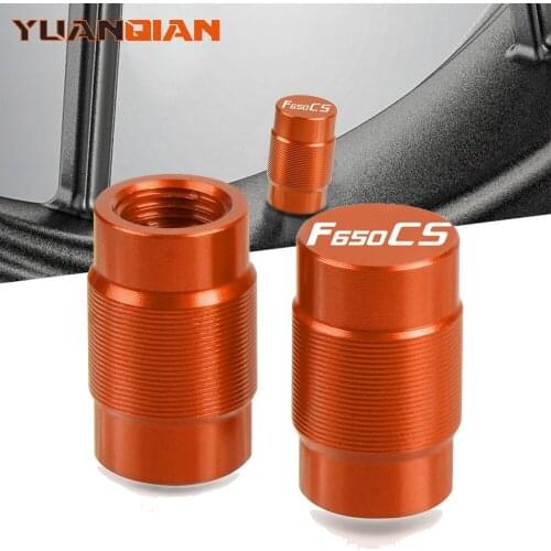 Motorcycle Accessories For BMW F F650CS CS Couple Aluminum Vehicle Wheel Tire Valve Stem Caps Covers For Universal cycle