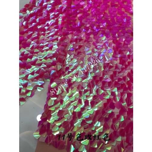 Free Shipping Embroidered tulle lace Fabric shinny sequins Nigerian Lace Fabric with sequins for fashion dress