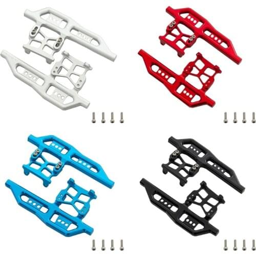 Side Step Alloy Metal Running Board Rock Slider for Axial SCX24 90081 Upgraded Durable Replacement Accessories Black