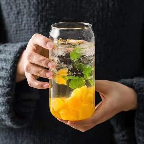 Fruit juice cup Nordic minimalist Japanese Tea cup milk drink glass beer mug Heat-resistant and high-temperature creative cup