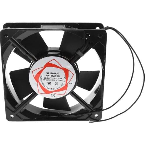 CPDD SF12025AT 2122HSL 12025 120mm Sleeve Bearing 220-240V AC 2-Wire Case Cooling Fan