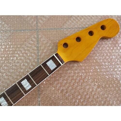 Maple Neck For Electric P Bass Guitar Neck Parts Replacment 1pcs