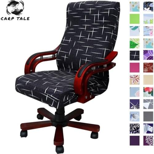 L Sizes Universal Office Chair Covers Spandex Dustproof Seat Covering For Computer Chair Elastic Seat Case 24 Colors Chair Cover