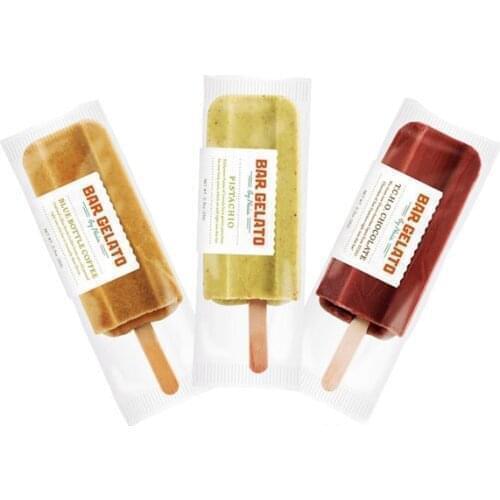 Custom Links MOQ 50000PCS Heat sealing food packaging bags eco friendly ice cream bag popsicle plastic bag