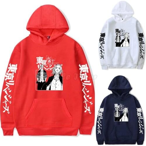 XS-4XL Anime Tokyo Revengers Manjiro Sano Pattern Cosplay Hoodies & Sweatshirts Men Women Long Sleeve Hooded Sportswear C29M295