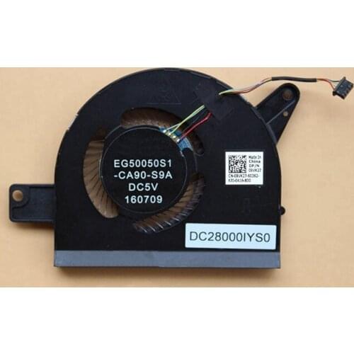 New Original CPU fan for Dell Latitude 5580 Laptop cpu Cooling fan Notebook Cooler DC28000IYS0 EG50050S1-CA90-S9A 09VK27 9VK27