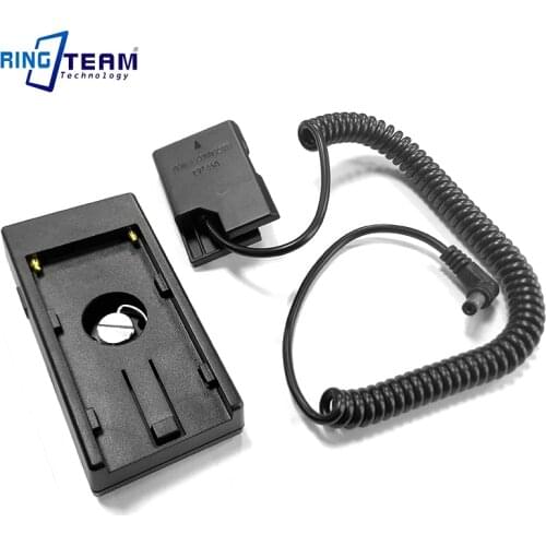 NP-F970 F750 Battery Holder Mount Plate with EP-5A DC Coupler for Nikon D5600 D5500 D5300 D5200 D5100 D3300 D3400 P7800 P7700