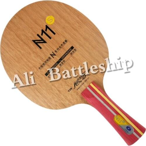 Original Galaxy Milky Way Yinhe Blade N11s N 11s N-11s OFFENSIVE PingPong Blade Shakehand long handle FL