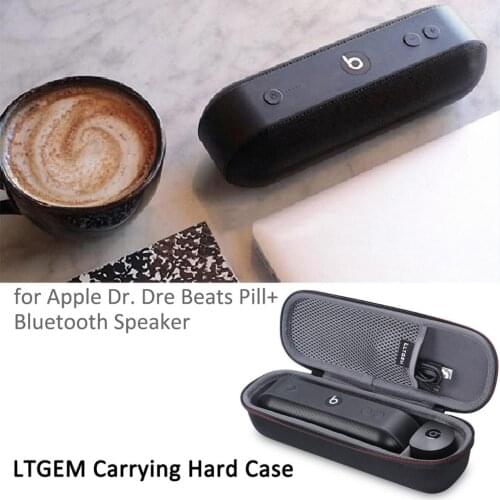 LTGEM Protable Storage Travel Carrying Case for Apple Dr. Dre Beats Pill Plus Bluetooth Portable Wireless Speaker