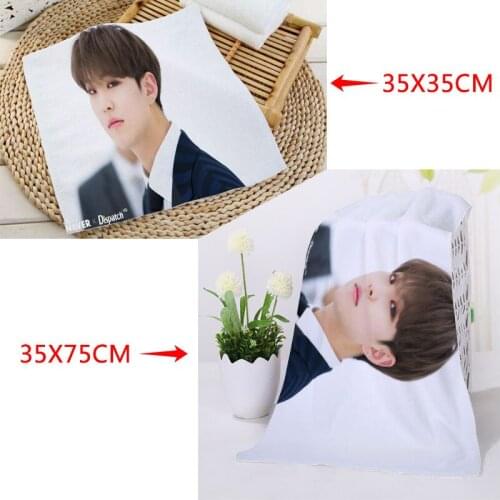 HOSHI Towels Square rectangle Towels Size 35x35cm 35x75cm Microfiber Fabric Face Towel Custom logo