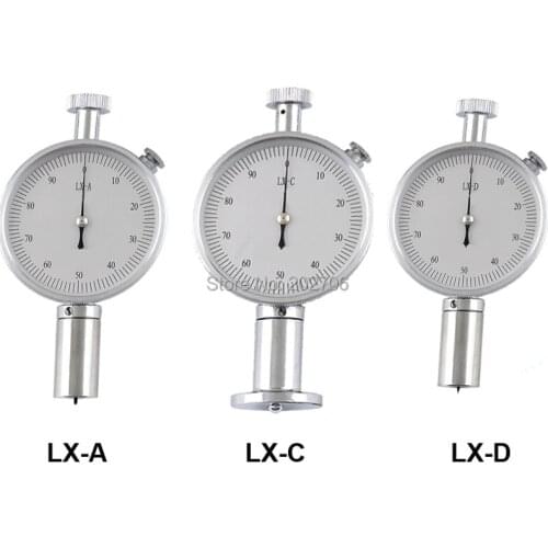 Shore A/C/D with angle High quality LX-A / LX-C / LX-D Shore durometer Measuring Tool
