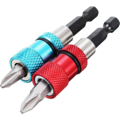 Adjustable 1/4'' 60mm Hex Screw Depth Bit Holder Driver Magnetic Tip Home Hand Tool