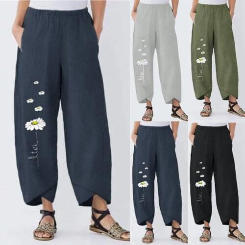 SAGACE Women's Cropped Trousers
