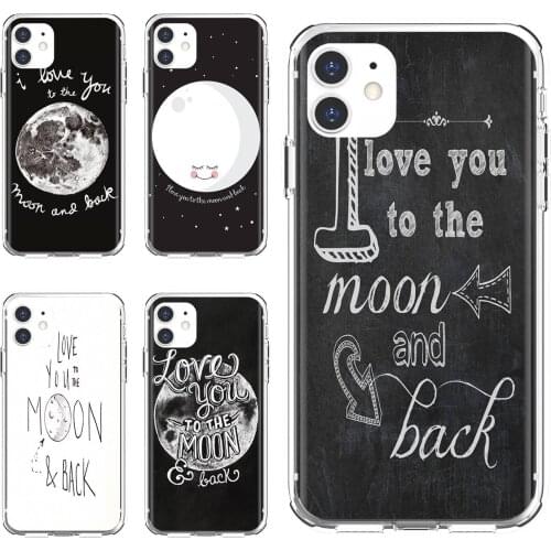 For Samsung Galaxy A9 A8 Star Lite A3 A5 A7 A6 Plus 2018 2015 2016 2017 I-Love-You-To-The-Moon-And-Back-Art Silicone Cover