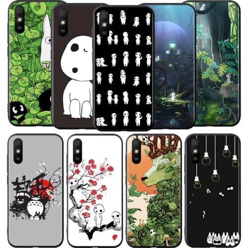 Anime Kodama Tattoo Silicone Cover For Xiaomi Redmi 9 9T 9C 8 7 6 Pro 9AT 9A 8A 7A 6A S2 5 5A 4X Plus Phone Case